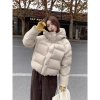 Shangchu 90 White duck Down Puff Down jacket for women 2025 New style hooded bread jacket thickened down jacket Pinghu details Picture